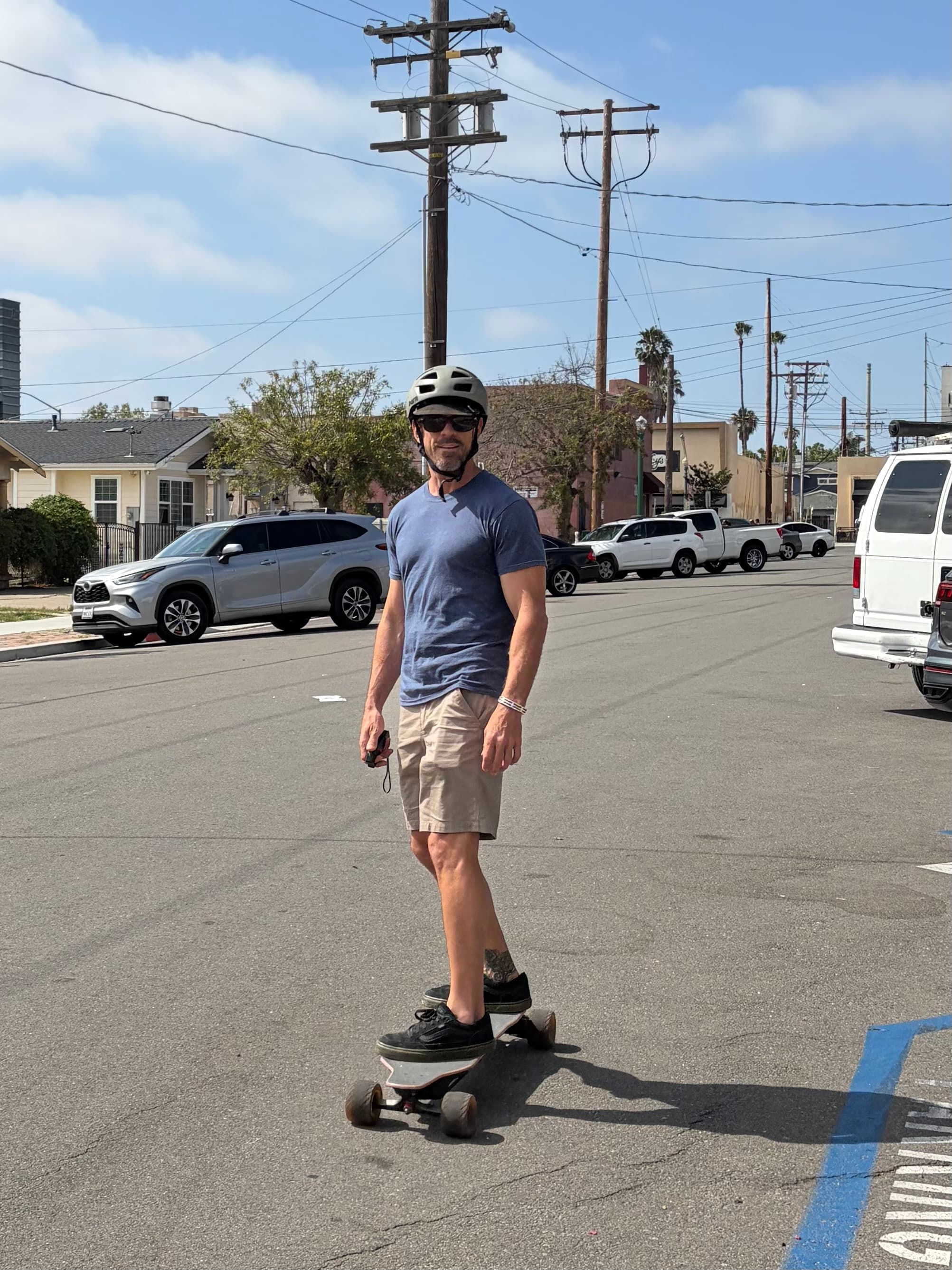 Michael Cavett skateboarding